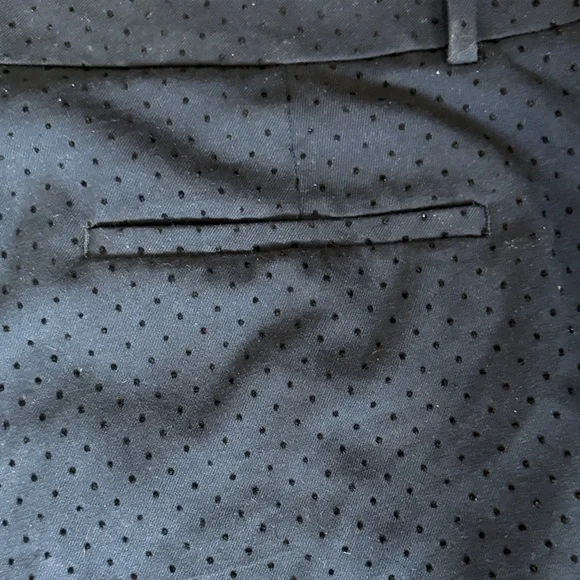 LOFT Plus Dark Blue Pants with Black Dots - Picture 10 of 12